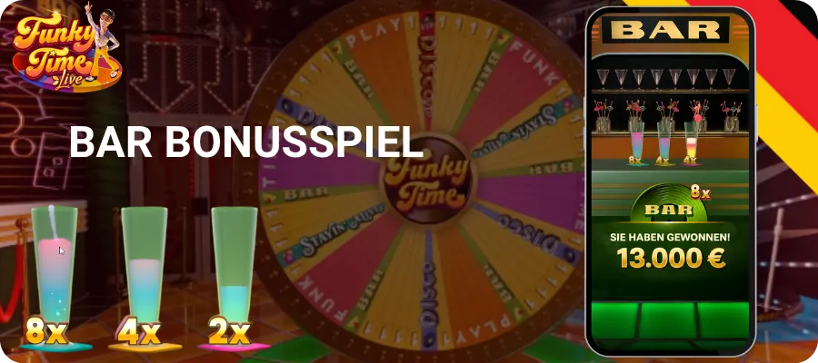 Bar Bonusspiel Funky Time