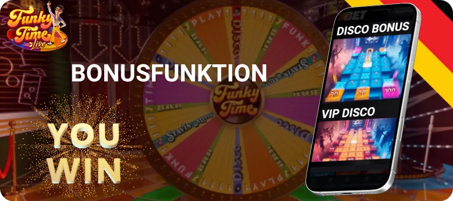 Bonusfunktion Funky Time